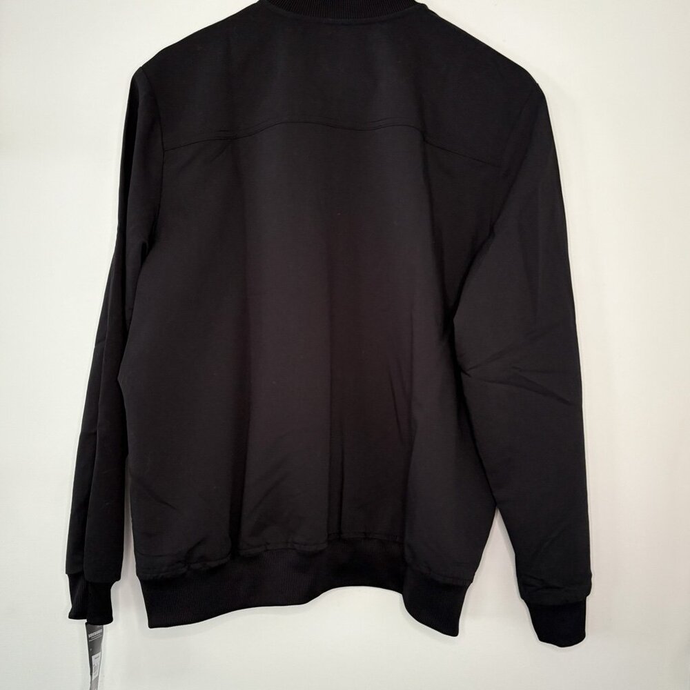 NWT Dickies Balance Zip-Front Medical Jacket Black‎ Size XL - Picture 2 of 7